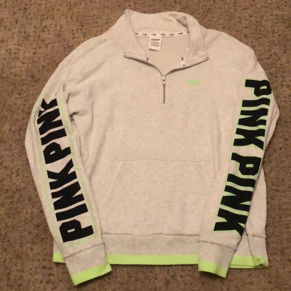 PINK Half-zip Sweatshirt